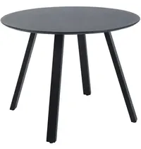 VEBA Tafel | HALO | Aluminium | Zwart | In-/Outdoor | Ø1000x750(h)mm