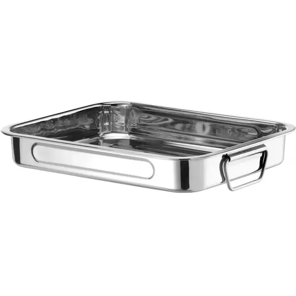 Braadslede | RVS | Beweegbare Zijgrepen | 310x240x50(h)mm
