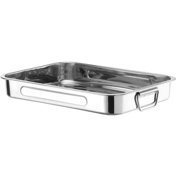 Braadslede | RVS | Beweegbare Zijgrepen | 430x310x60(h)mm