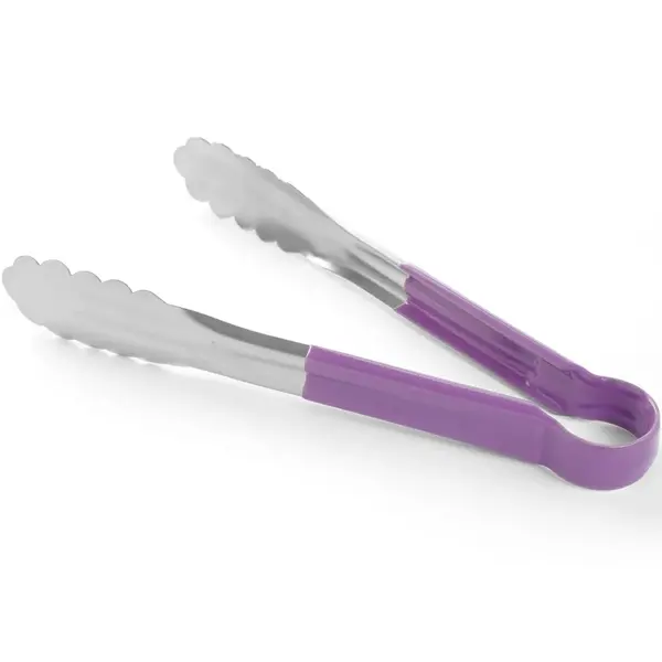 Serveertang | RVS | Paars | HACCP | 250x110x40(h)mm