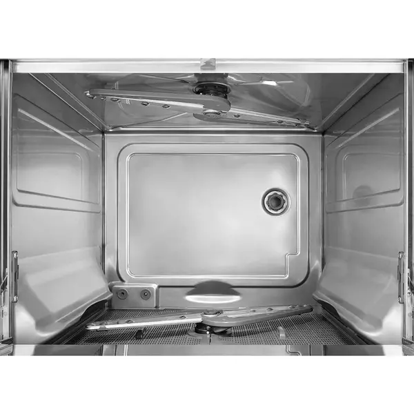 Glazenspoelmachine | ECOLINE | Mand 400x400 | Afvoerpomp | Zeeppomp | Naglanspomp | Breaktank | 230V | 440x555x695(h)mm
