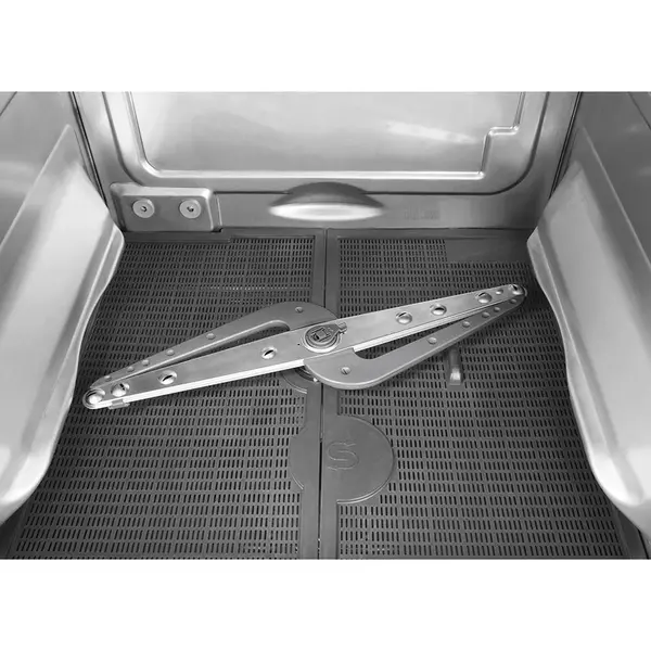 Glazenspoelmachine | ECOLINE | Mand 400x400 | Afvoerpomp | Zeeppomp | Naglanspomp | Breaktank | 230V | 440x555x695(h)mm