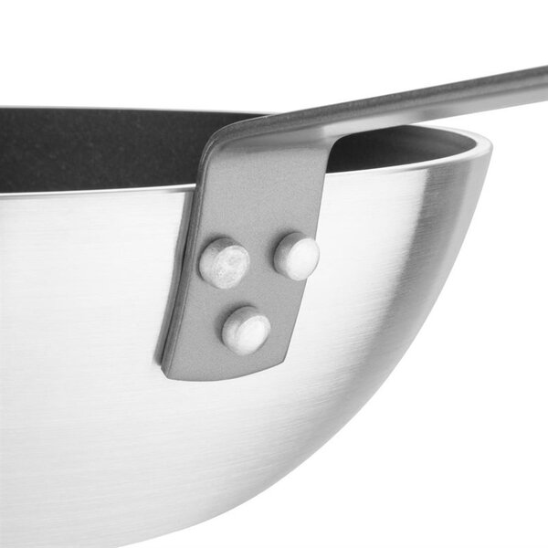 Wokpan | Aluminium (Antiaanbaklaag) | Platte Bodem | Ø300x93(h)mm