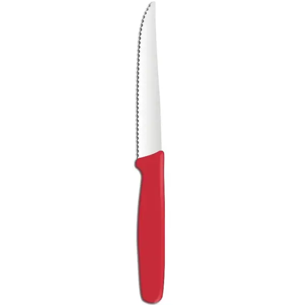 Tomatenmes | RVS | Rood | Lengte 214mm