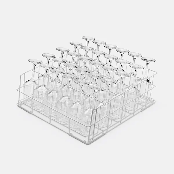 Vaatwaskorf | Glazen (≤Ø90mm) | 500x500x165(h)mm