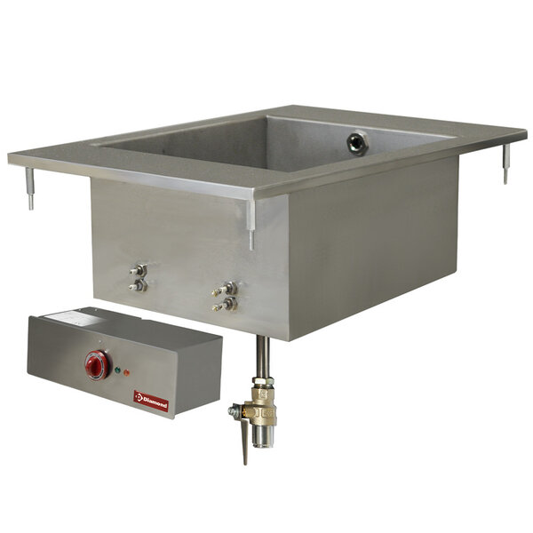 Bain Marie | Inbouw | GN 1/1-150mm | Met Aftapkraan | 1.5kW | 400x600mm