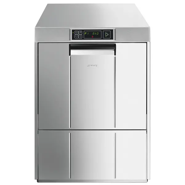 Horeca Vaatwasser | EASYLINE | Mand 2x 500x500 (Dubbele Belading) | Afvoerpomp | Zeeppomp | Naglanspomp | Ontharder | Breaktank | 400V | Dubbelwandig | 600x600x822(h)mm