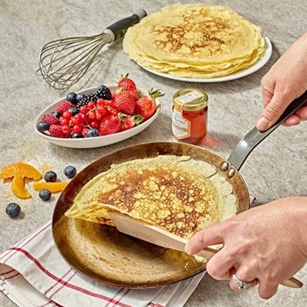 Crêpepan | CARBONE PLUS | Plaatstaal | Div. Warmtebronnen | Ø200x12(h)mm