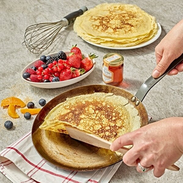 Crêpepan | CARBONE PLUS | Plaatstaal | Div. Warmtebronnen | Ø240x12(h)mm