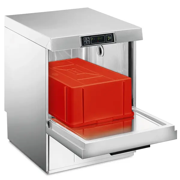 Dienbladen Vaatwasser | EASYLINE | Mand 500x500 | Afvoerpomp | Zeeppomp | Naglanspomp | Breaktank | 400V | Dubbelwandig | 600x690x822(h)mm