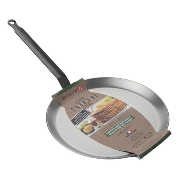 Crêpepan | CARBONE PLUS | Plaatstaal | Div. Warmtebronnen | Ø264x13(h)mm