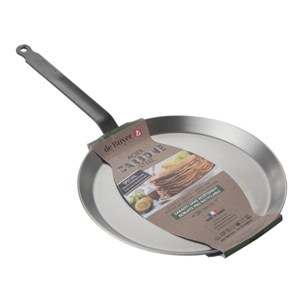 Crêpepan | CARBONE PLUS | Plaatstaal | Div. Warmtebronnen | Ø300x17(h)mm