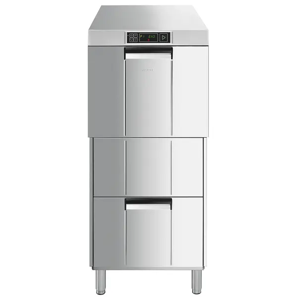 Dienbladen Vaatwasser | EASYLINE | Hoog Model | Mand 500x500 | Afvoerpomp | Zeeppomp | Naglanspomp | Breaktank | 400V | Dubbelwandig | 600x690x1315(h)mm