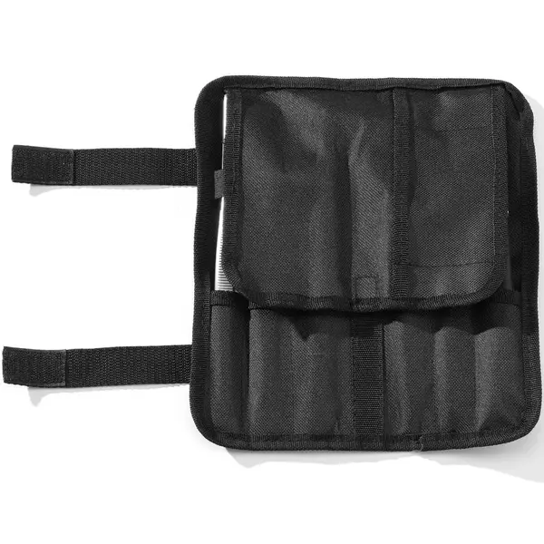 Opmaakset | RVS | Zwart | 6 Stuks | Incl. Foudraal | 255x25x100(h)mm