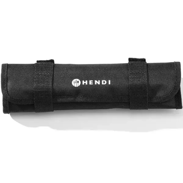 Opmaakset | RVS | Zwart | 6 Stuks | Incl. Foudraal | 255x25x100(h)mm