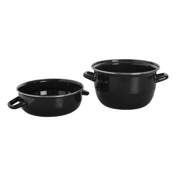 Mosselpan | Geëmailleerd | 3.3L | Div. Warmtebronnen | Incl. Deksel | Ø200mm