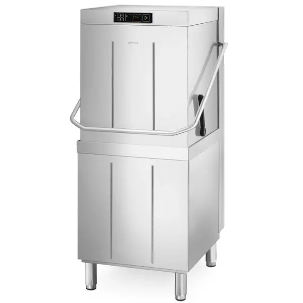 Doorschuifvaatwasser | EASYLINE | Mand 500x500 | Afvoerpomp | Zeeppomp | Naglanspomp | Breaktank | 400V | 634x750x1523/2138(h)mm