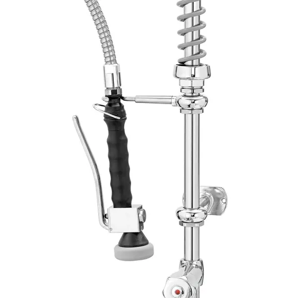 Voorspoeldouche | Handdouche (Flexibele Hals) + Middenuitloop | Mengkraan | 1-Gats | 400x1050(h)mm