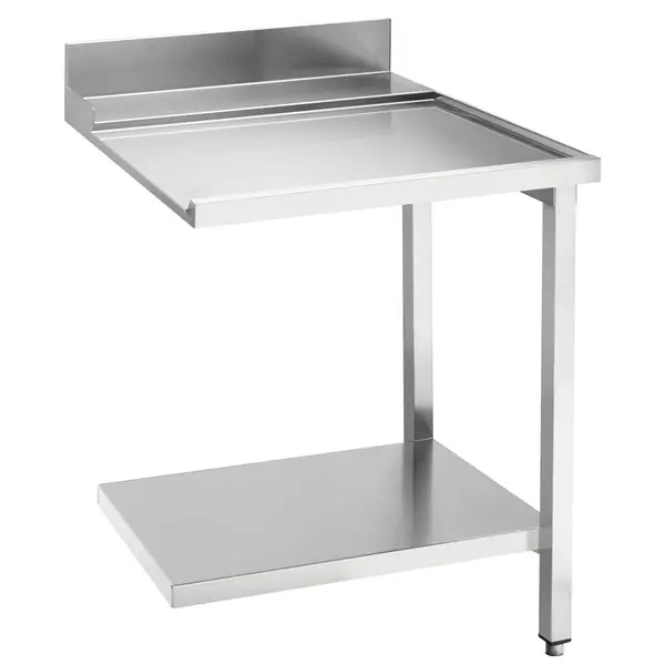 Afvoertafel (Rechts) | ECOLINE/EASYLINE | RVS | Bodemschap | Achteropstand | 700x720x821/921(h)mm