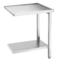 SMEG Afvoertafel (Links/Rechts) | ECOLINE/EASYLINE | RVS | Bodemschap | 700x720x821(h)mm 