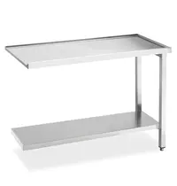 SMEG Afvoertafel (Links/Rechts) | ECOLINE/EASYLINE | RVS | Bodemschap | 1200x720x821(h)mm 