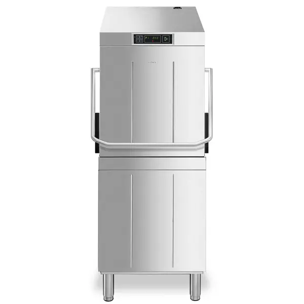 Doorschuifvaatwasser | EASYLINE | Mand 500x500 | Afvoerpomp | Zeeppomp | Naglanspomp | Ontharder | Breaktank | 400V | 634x750x1523/2138(h)mm