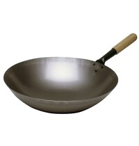 Bartscher Wokpan | Staal | Div. Warmtebronnen | Ronde Bodem | Ø360x100(h)mm 