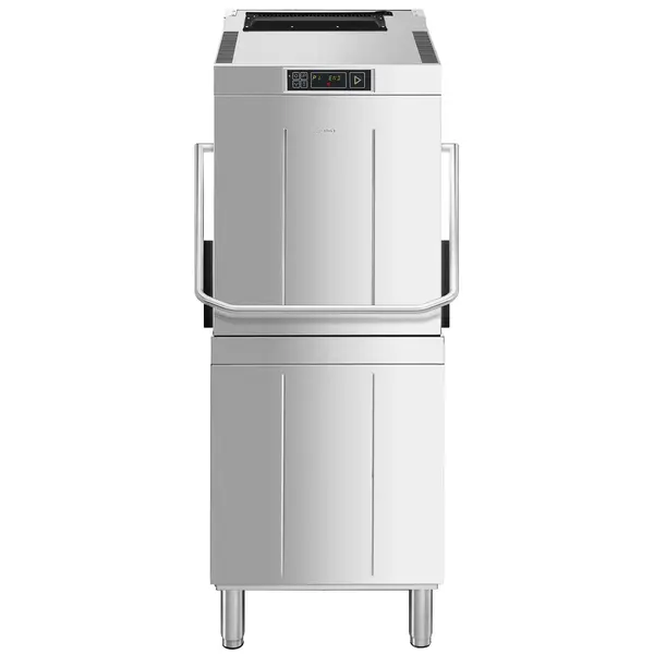 Doorschuifvaatwasser | EASYLINE | Energiezuinig (Warmteterugwinning) | Mand 500x500 | Afvoerpomp | Zeeppomp | Naglanspomp | Ontharder | Breaktank | 400V | 634x745x1523/2138(h)mm