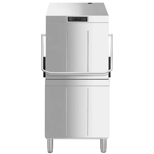 Doorschuifvaatwasser | EASYLINE | Mand 600/500x500 | Afvoerpomp | Zeeppomp | Naglanspomp | Breaktank | 400V | 734x750x1523/2138(h)mm