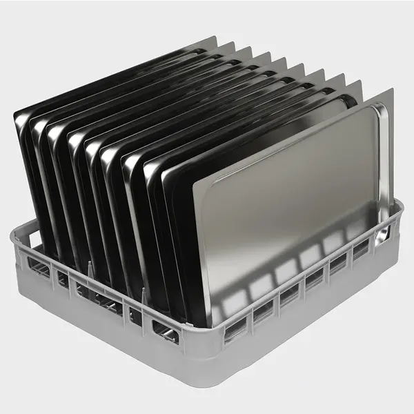 Vaatwaskorf | Dienbladen/GN-Bakken (1/1 GN) | Stapelbaar | 600x500x100(h)mm