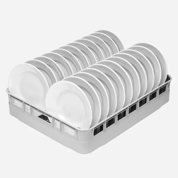 Vaatwaskorf | Borden (≤Ø250mm) | Stapelbaar | 600x500x115(h)mm