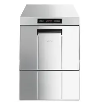 SMEG Horeca Vaatwasser | ECOLINE | Mand 500x500 | Afvoerpomp | Zeeppomp | Naglanspomp | Breaktank | 400V | 578x600x814(h)mm