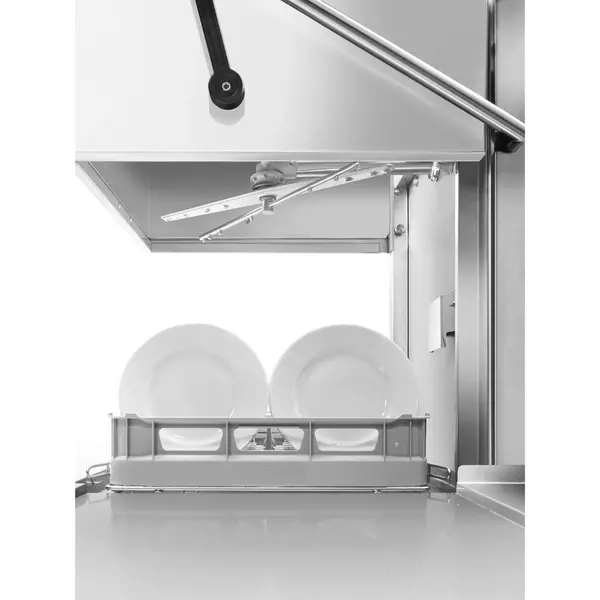 Doorschuifvaatwasser | ECOLINE | Mand 500x500 | Afvoerpomp | Zeeppomp | Naglanspomp | Breaktank | 400V | 634x750x1440/2055(h)mm