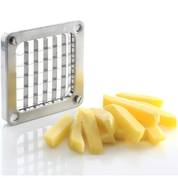 Frietsnijder | Gietaluminium | 4 Messen (6/9/13mm + 8 Partjes) | 430x168x290(h)mm