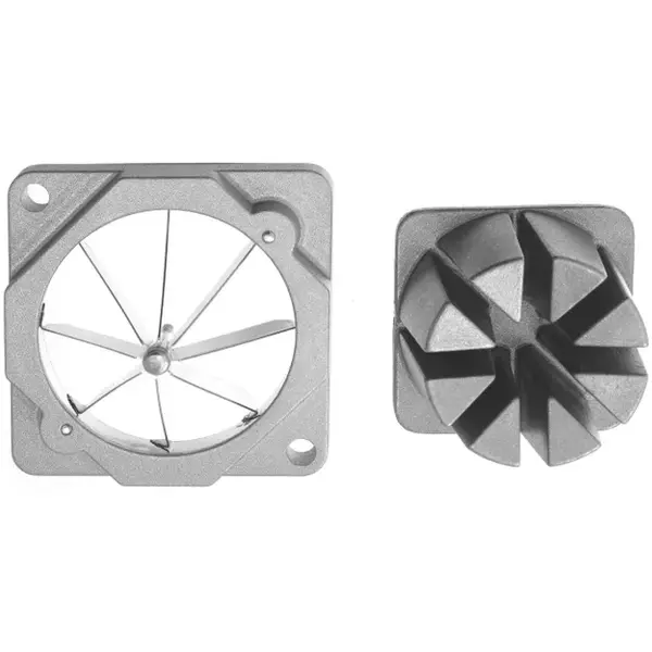 Mesrooster/Drukstuk| RVS | 8 Partjes | 110x110x10(h)mm