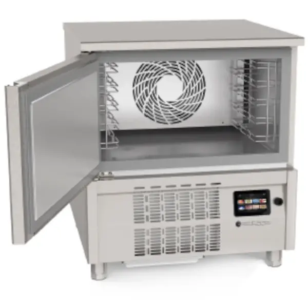 Blastchiller | GOURMET | 5 Niveaus (EN/GN) | 23kg Koelen / 14kg Vriezen | 0.99kW (230V) | Touchscreen | 800x800x900(h)mm