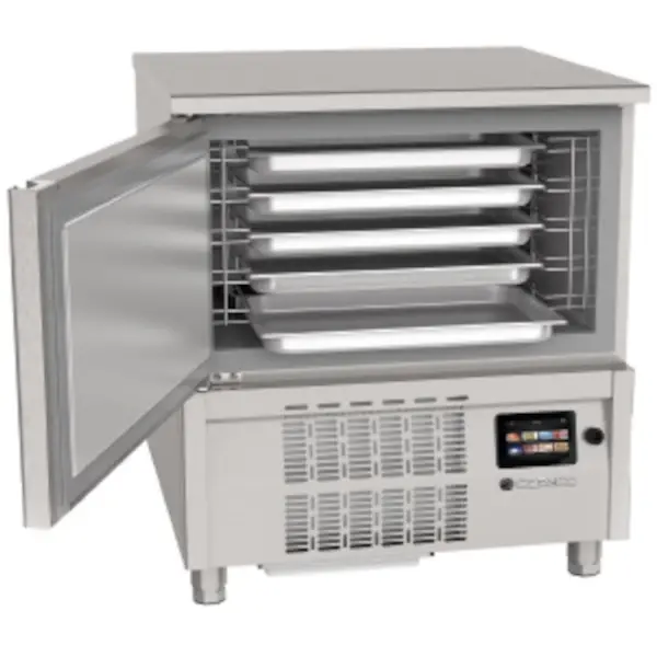 Blastchiller | GOURMET | 5 Niveaus (EN/GN) | 23kg Koelen / 14kg Vriezen | 0.99kW (230V) | Touchscreen | 800x800x900(h)mm