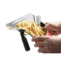 HENDI Frites-trechter | RVS | Zwart | 230x220x50mm