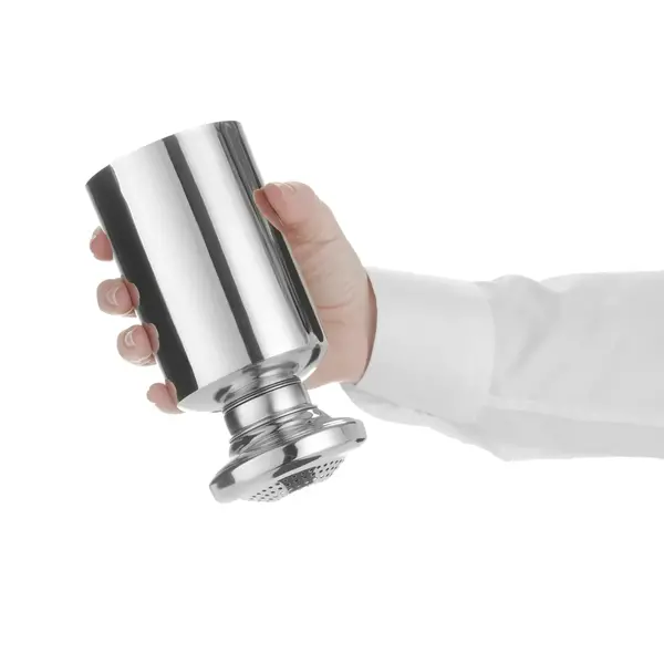 Zoutstrooier | RVS | Schroefdop | Ø80x175(h)mm