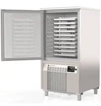 Coreco Blastchiller | GOURMET | 10 Niveaus (EN/GN) | 42kg Koelen / 33kg Vriezen | 2.08kW (230V) | Touchscreen | 800x800x1590(h)mm