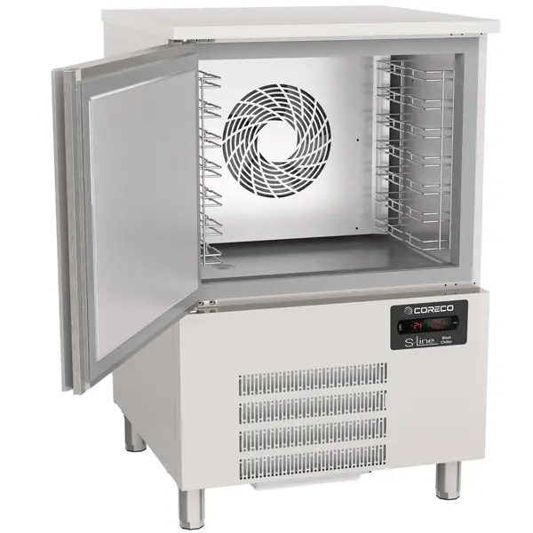 Blastchiller | S-LINE | 7 Niveaus (EN/GN) | 30kg Koelen / 20kg Vriezen | 1.15kW (230V) | 800x800x1240(h)mm