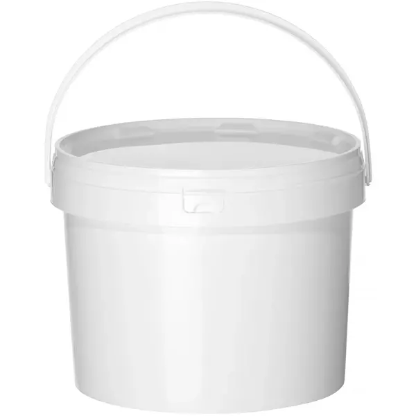 Emmer | Kunststof | Wit | 11.5L | Met Deksel | Ø300x230(h)mm