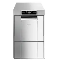 SMEG Glazenspoelmachine | PURA | Mand 400x400 | Afvoerpomp | Zeeppomp | Naglanspomp | Breaktank | 400V | Touchscreen + App | Dubbelwandig | 460x600x705(h)mm 