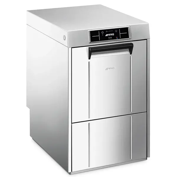 Glazenspoelmachine | PURA | Mand 400x400 | Afvoerpomp | Zeeppomp | Naglanspomp | Breaktank | 400V | Touchscreen + App | Dubbelwandig | 460x600x705(h)mm