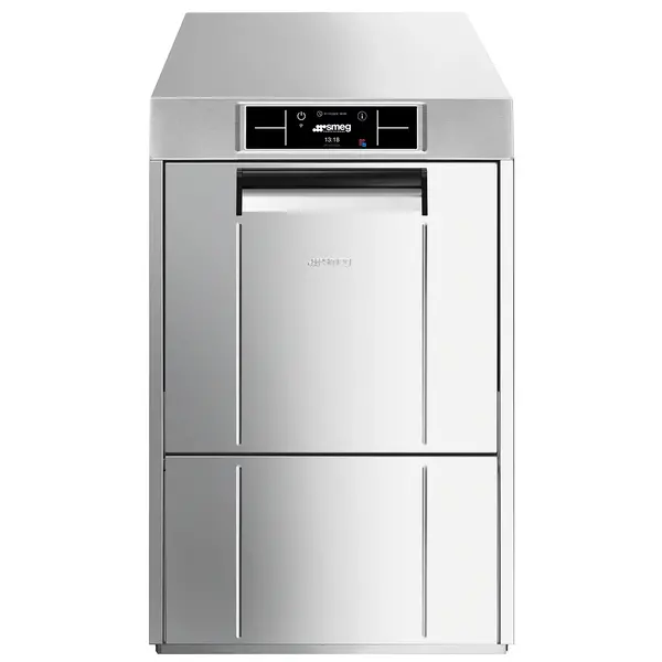 Glazenspoelmachine | PURA | Mand 400x400 | Afvoerpomp | Zeeppomp | Naglanspomp | Ontharder | Breaktank | 400V | Touchscreen + App | Dubbelwandig | 460x600x705(h)mm