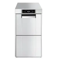 SMEG Glazenspoelmachine | PURA | Mand 400x400 | Osmose | Afvoerpomp | Zeeppomp | Naglanspomp | Breaktank | 400V | Touchscreen + App | Dubbelwandig | 460x600x825(h)mm