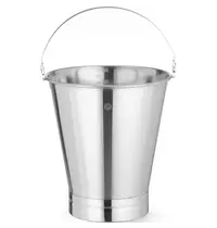 HENDI Emmer | ProfiLine | RVS | 15L | Stootrand | Maatverdeling | Ø305x330(h)mm 