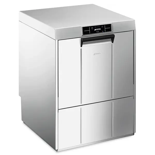 Horeca Vaatwasser | PURA | Mand 500x500 | Afvoerpomp | Zeeppomp | Naglanspomp | Ontharder | Breaktank | 400V | Touchscreen + App | Dubbelwandig | 600x600x822(h)mm