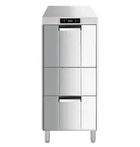 SMEG Horeca Vaatwasser | PURA | Hoog Model | Mand 500x500 | Afvoerpomp | Zeeppomp | Naglanspomp | Breaktank | 400V | Touchscreen + App | Dubbelwandig | 600x600x1315(h)mm 