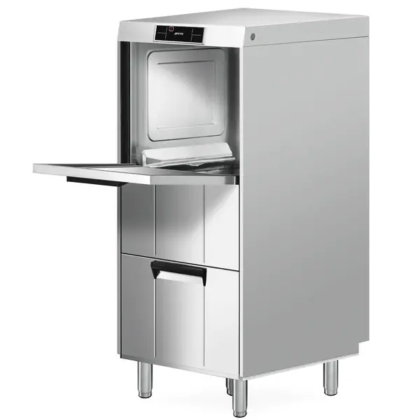 Horeca Vaatwasser | PURA | Hoog Model | Mand 500x500 | Afvoerpomp | Zeeppomp | Naglanspomp | Ontharder | Breaktank | 400V | Touchscreen + App | Dubbelwandig | 600x600x1315(h)mm